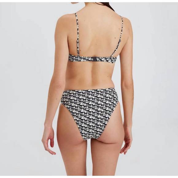 NEW SOLID & STRIPED miranda bikini bottom in horse print - Picture 2 of 3